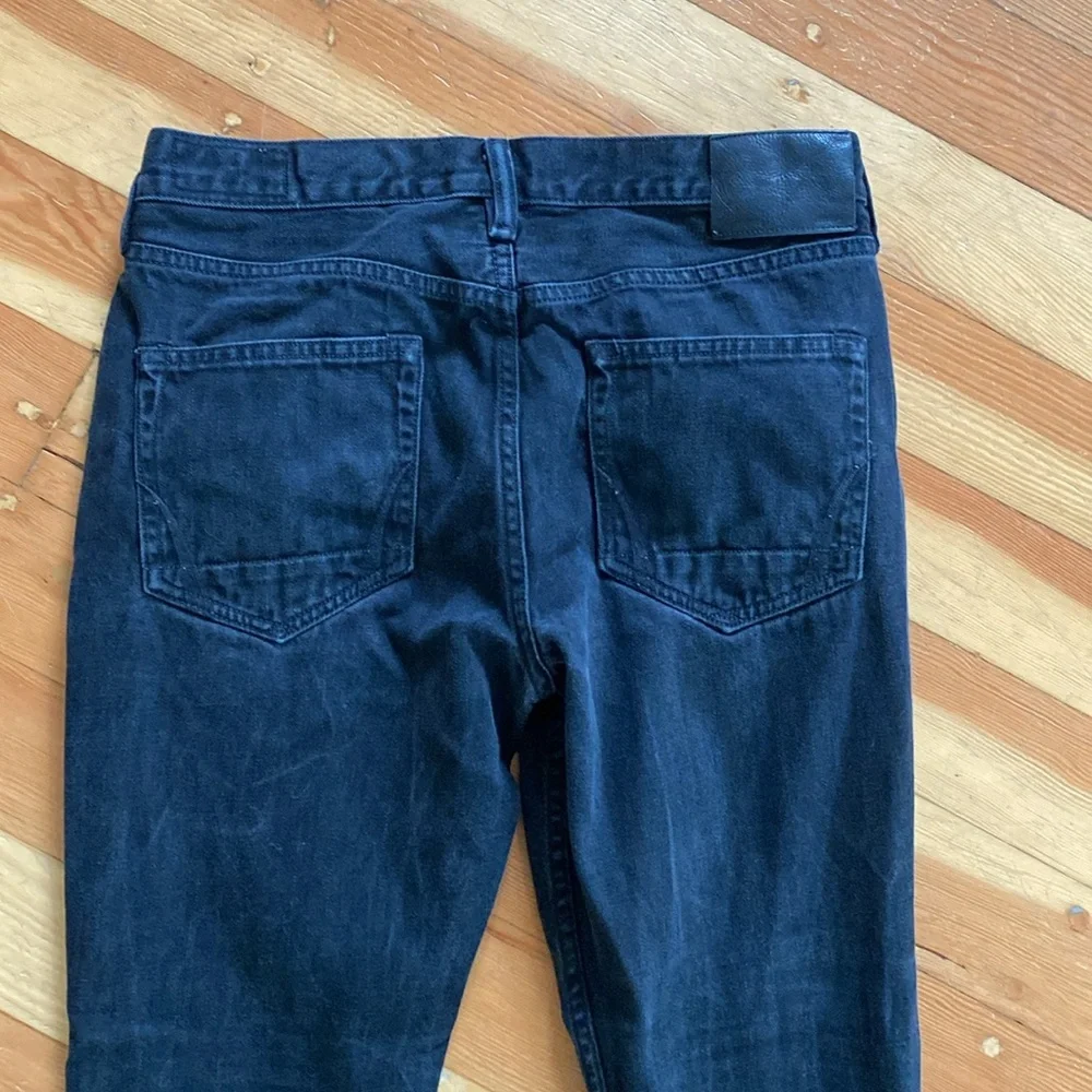 All Saints Mens Cigarette Skinny Fit Black Denim Jeans Size‎ 30